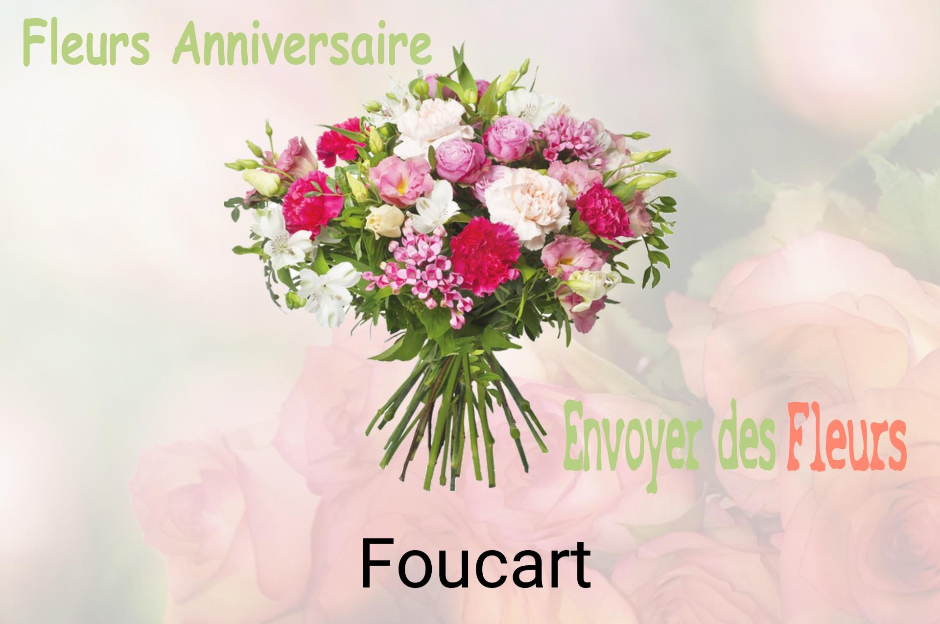 Bouquet de fleurs d’anniversaire livré à Foucart