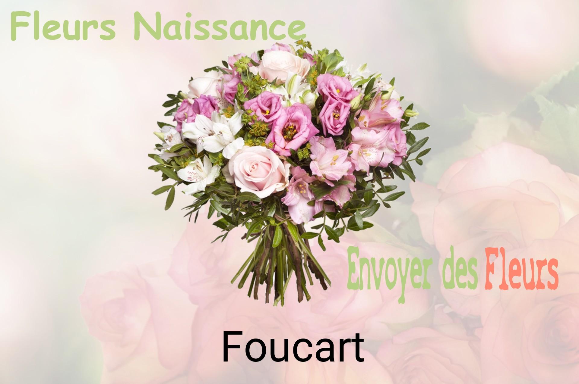 Bouquet de fleurs de naissance livré à Foucart